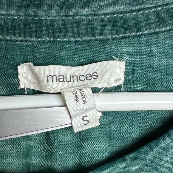 Maurices id rather be with my dog green burn out tee small - Picture 2 of 7